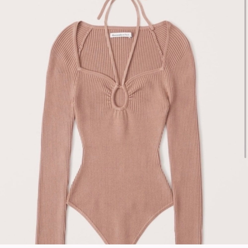 Abercrombie & Fitch Ribbed Bodysuit NWOT - Picture 2 of 4